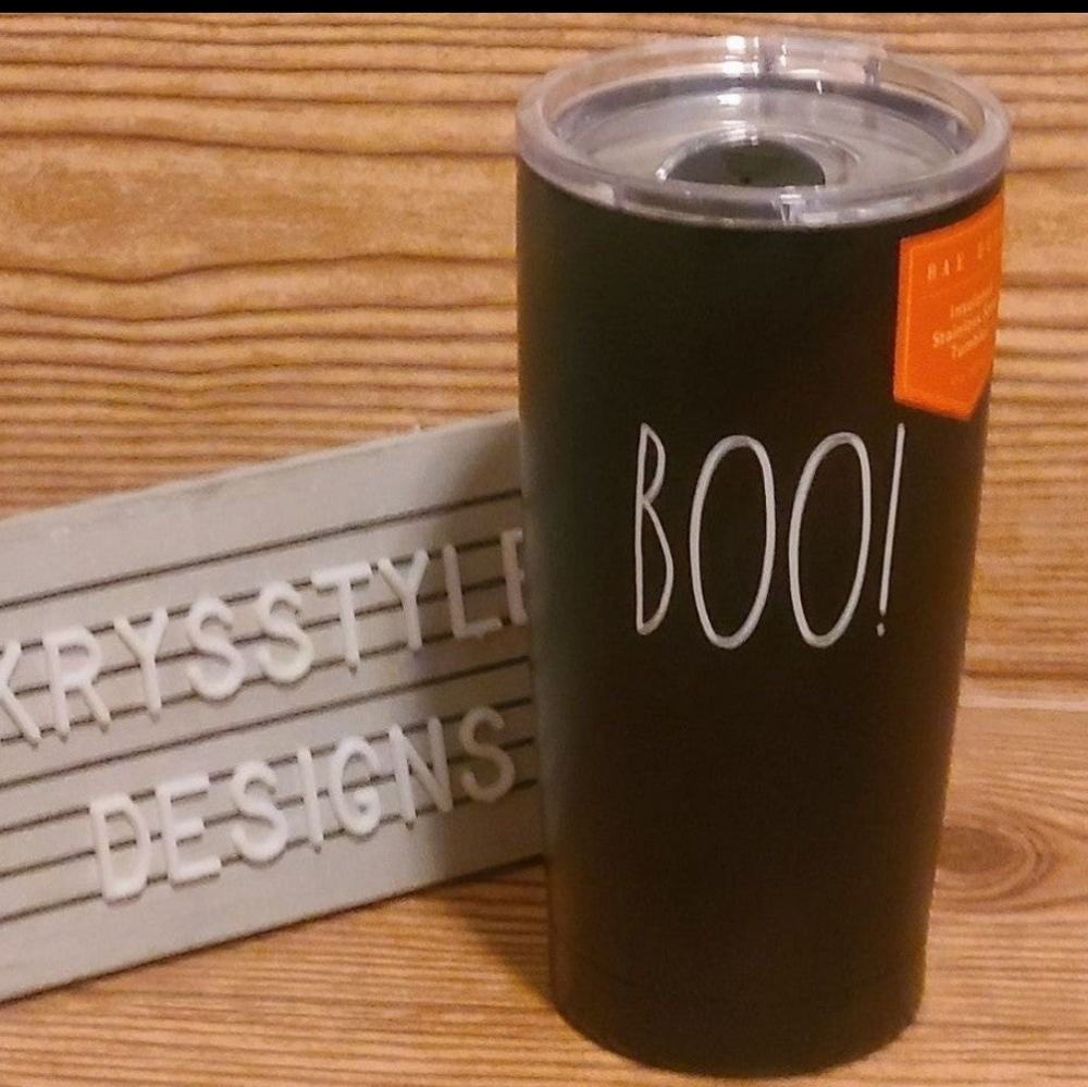Rae Dunn BOO! Insulated Tumbler Halloween 17oz